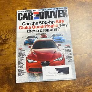 CAR AND DRIVER MAGAZINE------MARCH 2017